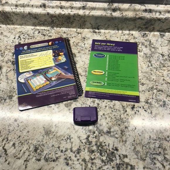 Quantum Leap Pad Interactive Sample 3-5 Grades Cartridge, Parent Guide & Book - Picture 2 of 4